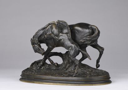 null Pierre-Jules Mêne (1810-1879) 

Arabian mare and her foal n°2

Model created...