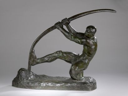 Georges Gori (xix-xxe siècle) 
Héraclès 
Bronze...