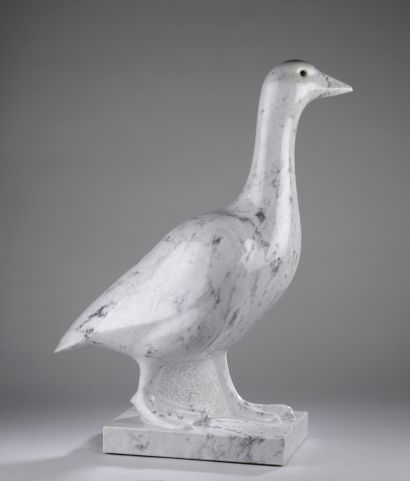 null François Galoyer (1944)

Ashen goose

Carrara marble arabesque, inlaid with...