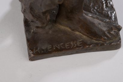 null Hubert Yencesse (1900-1987) 

The Song

Bronze with brown patina

Signed " H....