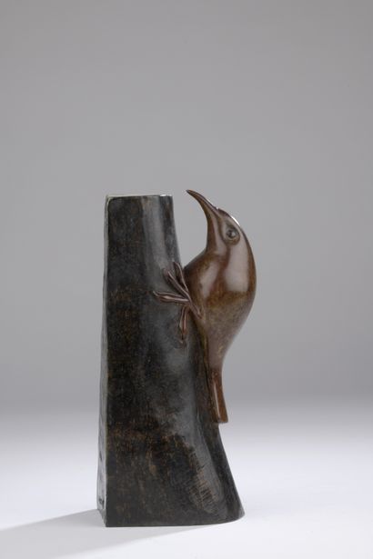 François Galoyer (1944) 
Grimpereau 
Bronze...