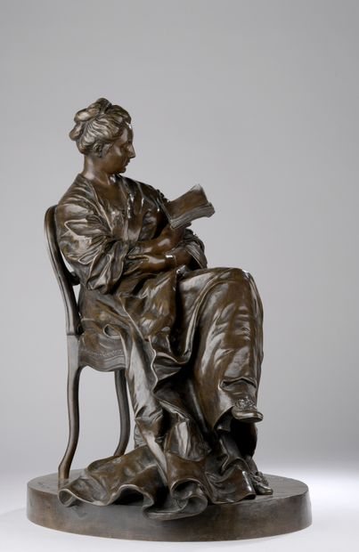null Aimé-Jules Dalou (1838-1902)

La liseuse

Modèle créé en 1877 

Bronze à patine...