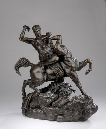 null Antoine-Louis Barye (1795-1875)

Thésée combattant le centaure Biénor

Modèle...