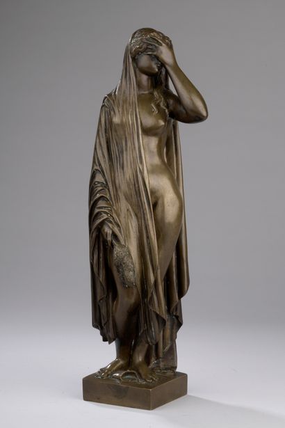 James Pradier (1790-1852) 

Pleureuse

Bronze...