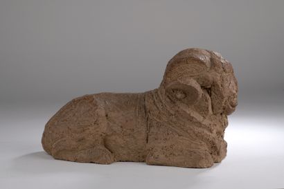 null Jeanne Piffard (1892-1971) 

Mouflon

Sèvres stoneware, unique piece

Signed...