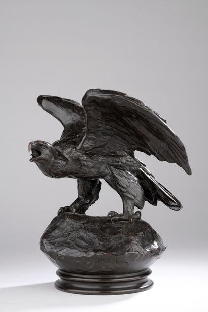 Antoine-Louis Barye (1795-1875)

Eagle with...
