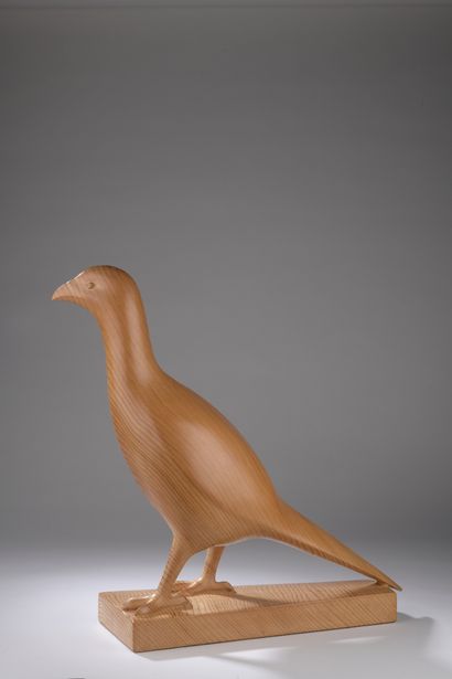 null François Galoyer (1944)

Pheasant hen

Cedar wood

Signed on the terrace at...