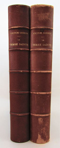 null Guérin, Victor. - La Terre Sainte. Paris, E. Plon, Nourrit et Cie, 1884. 2 volumes...