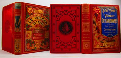 null Verne, Jules. - The Children of Captain Grant. Voyage autour du monde. Paris,...