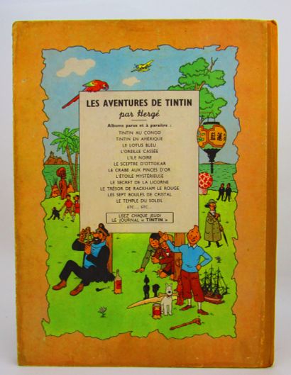 null Hergé. - Les Aventures de Tintin. Les 7 boules de cristal. Éditions Casterman,...
