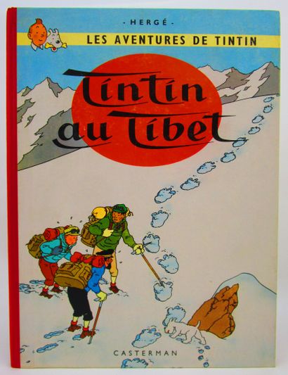 null Hergé. - Les Aventures de Tintin. Tintin au Tibet. Éditions Casterman, 1960,...