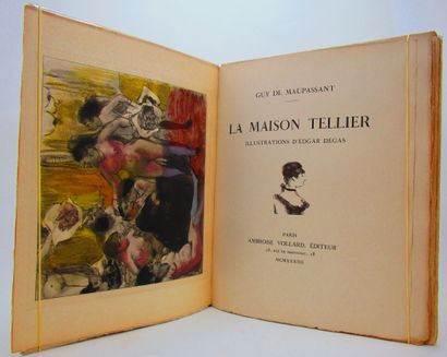 null Maupassant, Guy de - Degas, Edgar. - La Maison Tellier. Paris, A. Vollard, 1934....