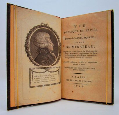 null [Anonyme]. Vie Publique et Privée de Honoré-Gabriel Riquetti, Comte de Mirabeau,...