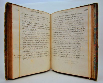 null Journal de voyage . - Route de Florence à Rome. S.l., s.n., s.d. [1767-1769]....