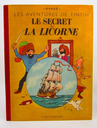 null Hergé. - Les Aventures de Tintin. Le Secet de la licorne. Éditions Casterman,...