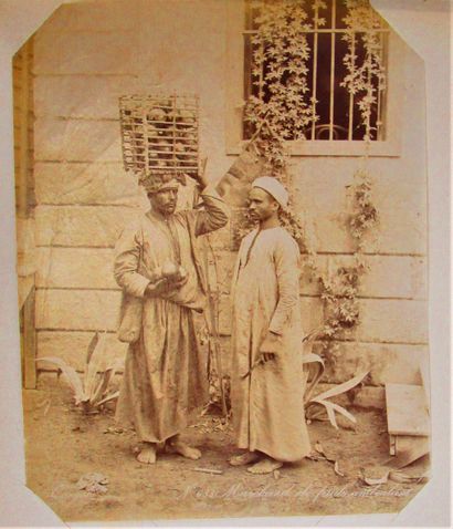 null Album de photographies sur L'Égypte et la Turquie époque 1880. Tirages albuminés...