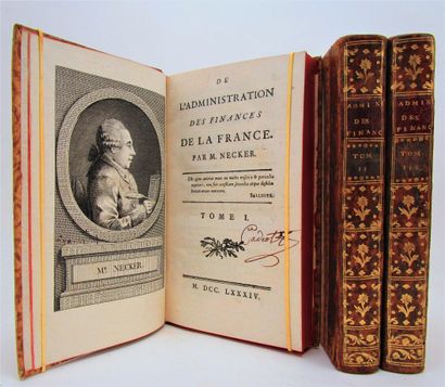 null Necker, M.- De l'Administration des Finances de la France. S.l., 1784. 3 volumes...