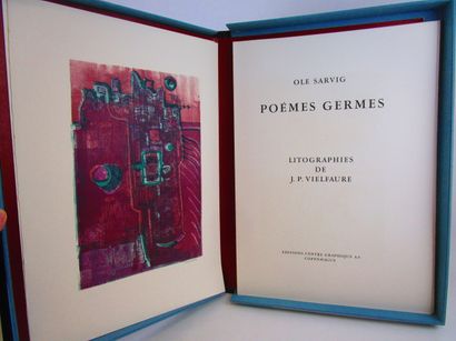 null Sarvig, Ole - Vielfaure, J. -P. - Germ poems. Cpenhagen, J. Chr. Sorensen, 1967....