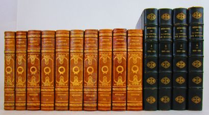 null Collection of 22 bound history books:

- Memoirs Countess De Boigne, 4 T

-...