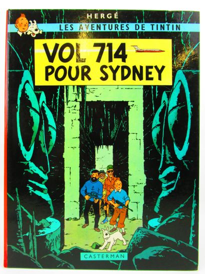 null Hergé. - Les Aventures de Tintin. Vol 714 pour Sydney. Éditions Casterman, 1968,...