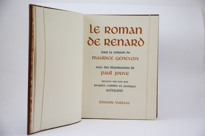 null Genevoix, Maurice - Jouve, Paul. - Le Roman de Renard dans la version de Maurice...