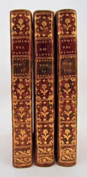 null Necker, M.- De l'Administration des Finances de la France. S.l., 1784. 3 volumes...