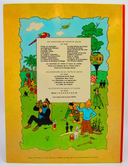 null Hergé. - Les Aventures de Tintin.Vol 714 pour Sydney. Éditions Casterman, 1968,...