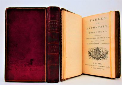 null La Fontaine. Fables. Paris, Didot l'Aîné, 1787. Imprimé par ordre du Roi pour...