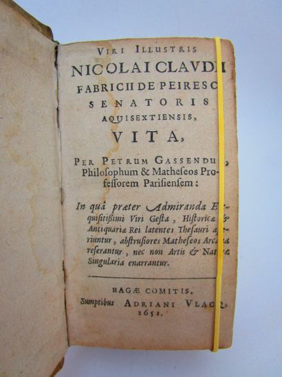 null Gassendum, Petrum. - Viri illustris Nicolai Claudii Fabrich de Peiresc, senatoris...