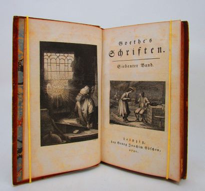 null Goethe (Johann Wolfgang). - Goethe's Schriften. Siebenter band. Leipzig, Georg...