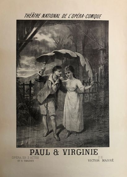 null Aimé MAILLART (1817-1871). Lara 

Comic opera in 3 acts and six tableaux, after...