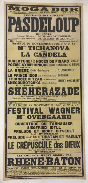null SALLE GAVEAU - LAMOUREUX Concert Society

Alexandre BORODINE (1833-1887). Unfinished...