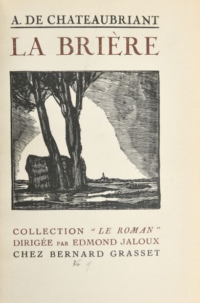 null CHATEAUBRIANT (Alphonse de). La Brière. Paris, Collection « Le Roman » dirigée...