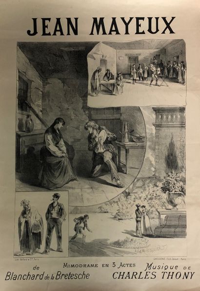 null Ambroise THOMAS (1811-1896). Le Roman d’Elvire 

Opéra-comique en trois actes,...