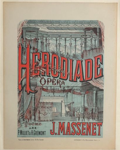 null Jules MASSENET (1842-1912). Don César de Bazan 

Opéra-comique en trois actes...