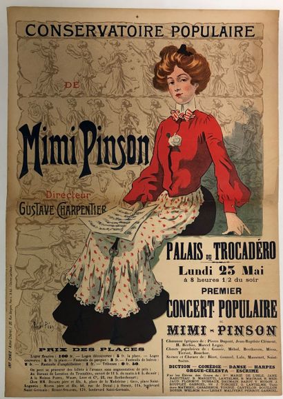 null Concert Populaire de Mimi Pinson, 1902 - Concert organisé sous la Direction...