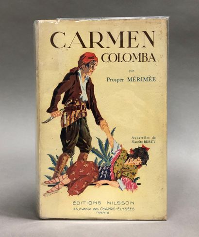 null MÉRIMÉE (Prosper). Carmen. Colomba. Paris, Editions Nilsson, s.d. [années 1930].

In-12,...
