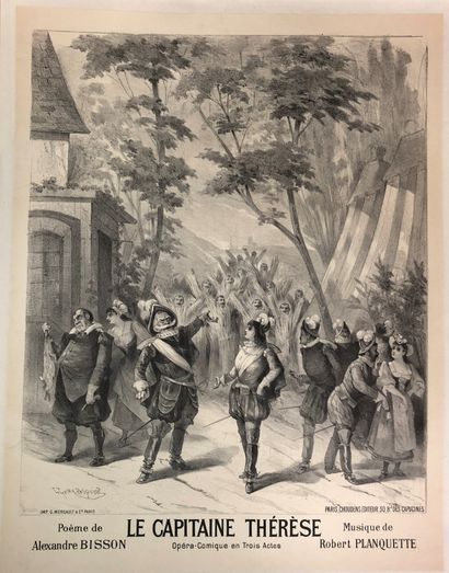 null Robert PLANQUETTE (1848-1903). Le Capitaine Thérèse

Opéra-comique en trois...