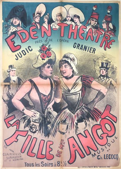 null Charles LECOCQ (1832-1918). The daughter of Madame Angot

Comic opera in three...