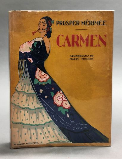 null MÉRIMÉE (Prosper). Carmen. Aquarelles de Maggy Monier. Paris, Editions Nilsson,...