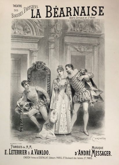 André MESSAGER. La Béarnaise

Opéra-comique...