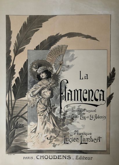 Lucien LAMBERT (1828-1896), La flamenca

Drame...
