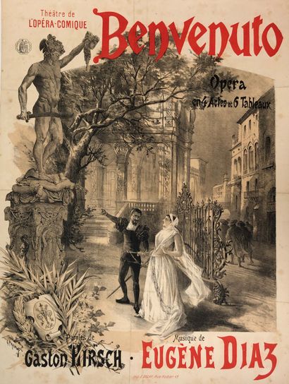 null Eugène DIAZ (1897-1901). La coupe du Roi de Thulé 

Opéra en trois actes et...