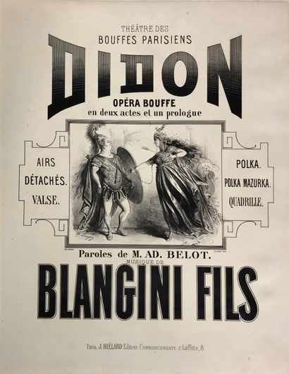 null Firmin BERNICAT (1842-1883). François les bas bleus

Comic opera in three acts,...