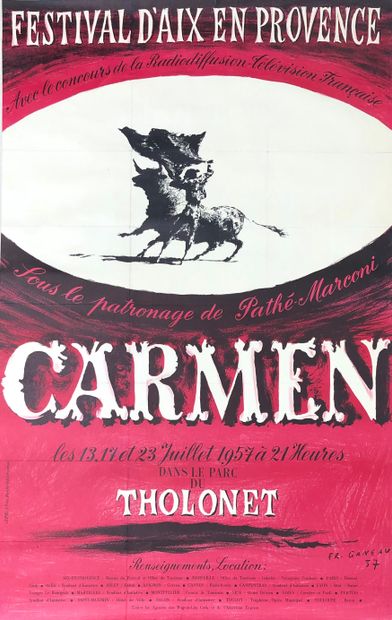 null (Georges BIZET), Carmen - Représentation aux arènes Bordelaises, le 9 juin 1901...