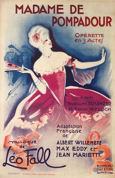 null Oscar STRAUS (autrichien, 1870-1854). La dernière valse

Opérette en 3 actes,...