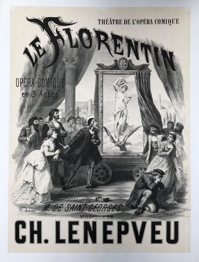 null Lucien LAMBERT (1828-1896), La flamenca

Musical drama by Henri Cain, Eugène...