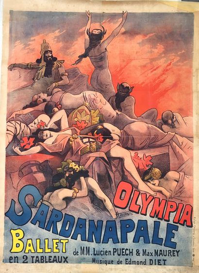 null Victorin JONCIÈRES (1839-1903), Sardanapale

Opera in three acts and five tableaux,...