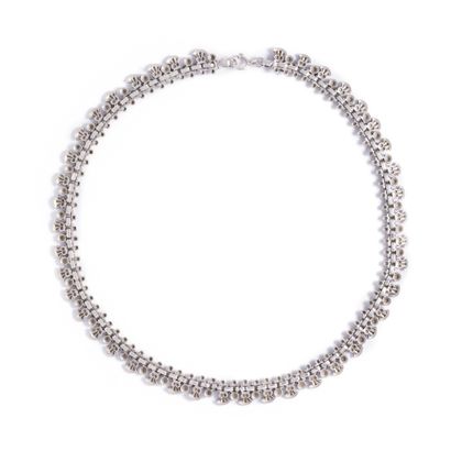 null Silver 800‰ necklace.
Wear consistent with age and use, chipping and missing.
Length:...