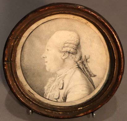 null Ecole FRANCAISE de la fin du XVIIIème siècle, entourage de Charles Nicolas COCHIN
Portrait...